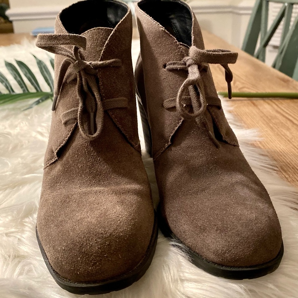 FRANCO SARTO SUEDE “NASHVILLE” LACE UP BOOTIES 8.5 - Picture 8 of 16